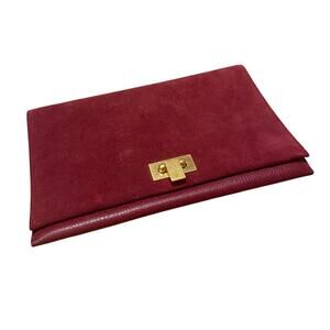 Tory Burch Carmen Suede Clutch